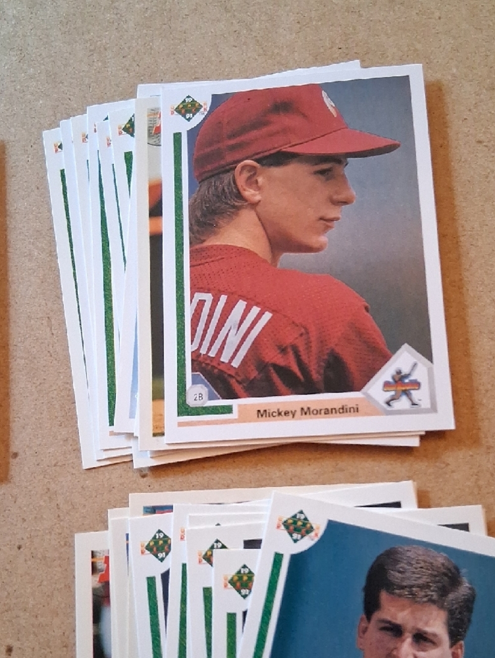 Lot of Philadelphia Phillies Baseball Cards - Red & White & Blue